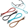 thumbnail image 1 of 4 correas premium para gafas – Correa para gafas de sol – Cadena de cuero para gafas para hombres, mujeres y niños – Cordón ajustable de retención de gafas, 1 of 1