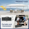thumbnail image 2 of Zimtown 10'x 20' Pop Up Party Tent One Push Setup Gazebo Outdoor Sun Shade for Events,Wedding Canopy, 2 of 9