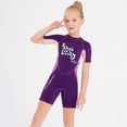 thumbnail image 3 of Soidarity DiveSail Trajes de neopreno para niños Traje de buceo de cuerpo completo Pantalones de manga corta Traje de baño para niños Buceo Snorkel Surf Deportes acuáticos Púrpura S Soidarity OD003679-06, 3 of 6