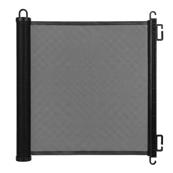 Cat Gate For Doorway, 150x78cm Retractable Mesh Dog Fences Indoor No-Drill Adjustable Cat Door Latch Safety Locking Barrier Gate For Kittens Stairs Hallway And Room Divider