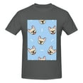 thumbnail image 4 of Bingfone Cute French Bulldog Men'S Loose Fit Short-Sleeve Pocket T-Shirt, 4 of 7
