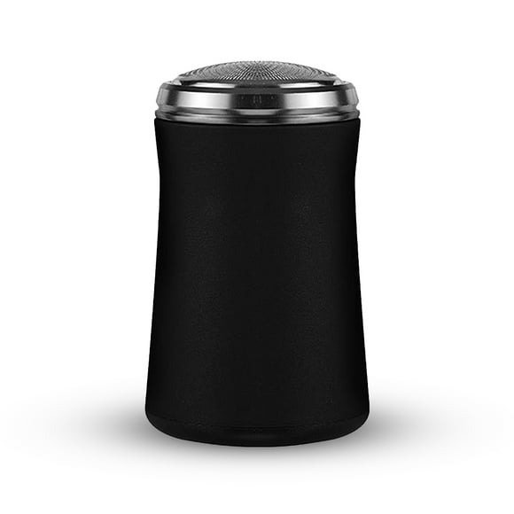 Vogacara Afeitadora recargable a prueba de agua, recortadora de viaje, aleación de aluminio, desmontable, compacta, de bolsillo para el hogar, cortadora Juegos de afeitado Negro Vogacara CE013910-02B