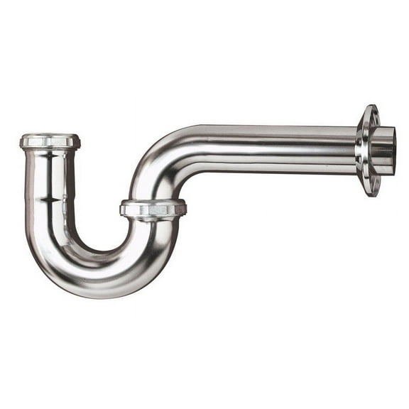 Keeney 46319 1.5 x 1.5 x 1.25 in. Dia. Slip to Slip Brass P Trap