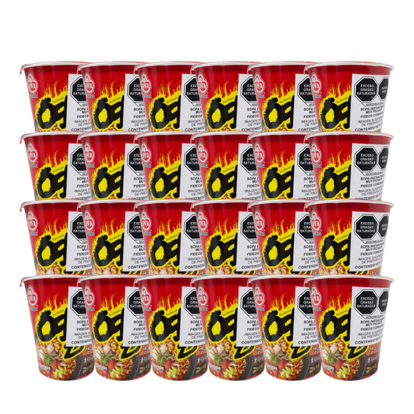 Ramen Muy Picante Ottogi 24 Vasos de 65 g c/u