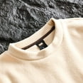 thumbnail image 5 of YUGYXL Men's Casual Crewneck Sweatshirts Colorblock Long Sleeve Pullover with Chest Pocket Khaki M, 5 of 8