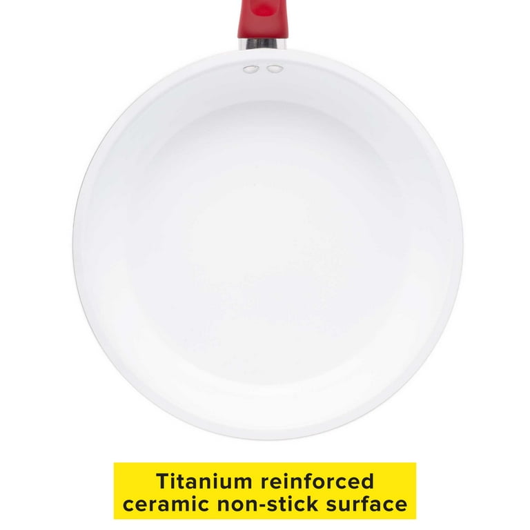 24 Piece Titanium Ceramic Non-Stick Cookware Set, Dishwasher Safe