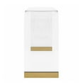 thumbnail image 3 of TABLE CONSOLE EN ACRYLIQUE DE COULEUR OR, 3 of 4