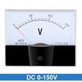 thumbnail image 2 of Unique Bargains DC0-150V Analog Panel Voltage Gauge Volt Meter 44C2 1.5% Error Margin, 2 of 4