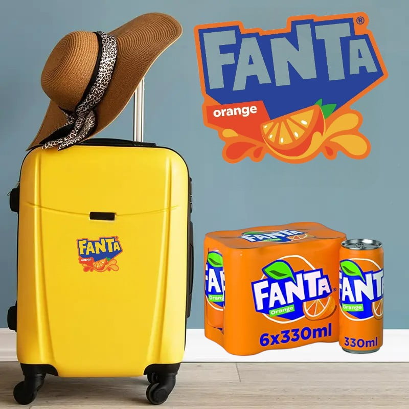 European Fanta Orange Soda 6-Pack, 330 ml