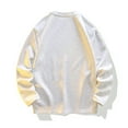thumbnail image 4 of BLCHUNen Crew Neck Sweatshirts for Men Pullover Long Sleeve Loose Breathable Casual Athletic Active Sports Relaxed Fall Tops, 4 of 7