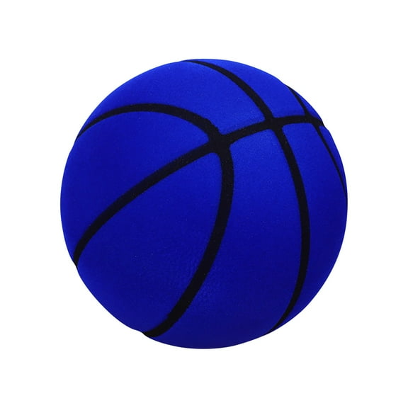BallsFHK Flocking Silent Basketball-Size 5 Upgrade Dribble Dream Silent Basketball, Silent Basketball Dribbling Basketball No Noise, Foam Basketball