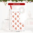 thumbnail image 4 of Balery Orange Fox Pattern Christmas Stockings with Initials, 18" Large Knit Christmas Stocking,Xmas Stocking for Kids, Holiday and Family Stocking, 4 of 7