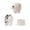 White, variant on Knitted Winter Scarf Hat And Classic Knit Design For And All Season Warm