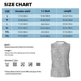 thumbnail image 6 of Uemuo GlitterSilver Pattern Men's Sleeveless T-Shirt,Muscle Athletic Tank Top, Moisture-wicking Quick-dry Breathable Classic Tee Top for Gym Run Outdoor Sports-XX-Large, 6 of 8