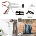 thumbnail image 4 of 32" Reacher Grabber Tool with Light, KEKOY Trash Claw Grabber Reaching Assist Pick up Tool Orange, 4 of 6
