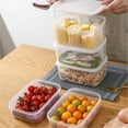 thumbnail image 5 of Sealed Plastic Storage Box Eguiwyn Kitchen Refrigerator Organizer Refrigerator Airtight Storage Box With Lid Food Container, 5 of 8