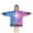 Colorful Tie Dye, variant on Purple Blue Tie Dye Pattern Blanket Hoodies for Kids 6-13YR Oversize Wearable Blanket Hoodies for Boys Girls Teens