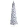 thumbnail image 3 of Homestock 12ft Slim Pre-Lit White Magic Artificial Christmas Tree with 1100 Warm White Lights and 3235 Bendable Branches, 3 of 10
