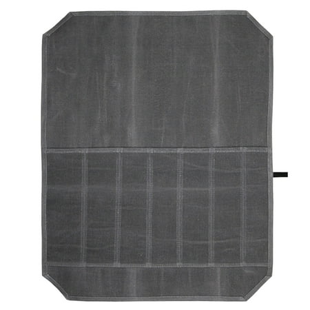 

Knife Roll for Case Knives Holder 7 Slots Waxed Canvas Cutlery Protector Storage