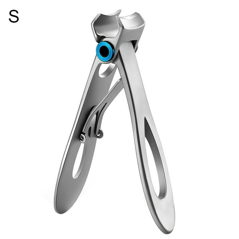 Nail Clipper Set, Stainless Steel Waterproof and Splash-Proof Removable,  Including Large Nail Clippers toenail Clippers, File Dark Gray PU Travel