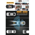 thumbnail image 3 of Cámara de salpicadero doble frontal e interior FHD 1080P para coches con visión nocturna infrarroja para cámara de coche, grabadora de conducción 24 horas, monitor de parque de detección de, 3 of 5