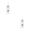 thumbnail image 1 of Advancent Crystal Suncatcher Colgante Rainbow Maker con marco de metal Decoración Wind Chime Adornos Ventana Interior Árbol de Navidad Type7 NO7, 1 of 6