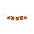 thumbnail image 3 of ZFYXGS Halloween Flag Pulling Decoration Halloween Party Decorations Halloween Birthday Party Supplies With Halloween Banner Porch Sign String Flag Fringe Paper, 3 of 6