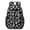 Paisley and Floral Black Pattern, variant on Paisley and Floral Black Pattern 17" Waterproof Oxford School Backpacks for Teens, S-Shape Padded Straps, for School, Travel, Hiking, Camping
