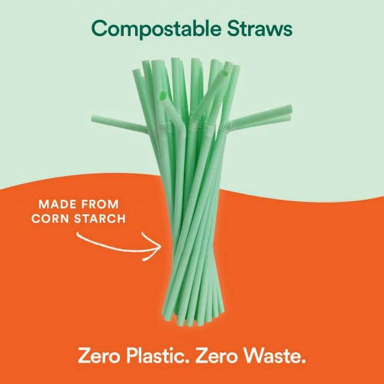 Bright pink bendy paper straws - biodegradable + compostable – The Pursuit  of Cocktails