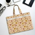 thumbnail image 6 of Kdxio Fall Leaves File Tote Document Bag Business Briefcase Bag Document Organizer Tote Briefcase for Letter A4 Files Business Teacher Office Bag, 6 of 8