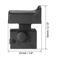 thumbnail image 2 of Interruptor de gatillo para amoladora angular eléctrica Uxcell AC250V 6A Control de velocidad de herramienta, 2 of 5
