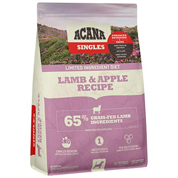 Acana Singles Limited Ingredient Dry Dog Food, Grain Free, High Protein