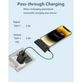 thumbnail image 5 of Yelomin Mini Portable Charger 6000mAh Power Bank,USB C Cell Phone Portable Power, LED Display Battery Pack Compatible With iPhone 16/15/15 plus/15 pro/15 pro Max/Android/Samsung/Moto/LG etc (Black), 5 of 8