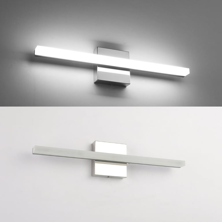 Dropship Modern 6-Light Chrome LED Vanity Mirror Light Fixture For