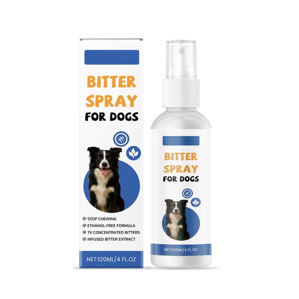 Mom's Best Spray antimordiscos para perros, previene la masticación destructiva, entrenamiento de comportamiento para mascotas en interiores y exteriores, sin alcohol, 113 g