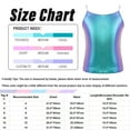 thumbnail image 5 of LiiYii Kids Girls One Piece Spaghetti Shoulder Straps Tank Top Gymnastic Sports Camisole Ballet Colorful 6, 5 of 5