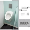 Gong 2 Sets Wall Mounted Urinal Support Urinal Fixed Hook Stainless