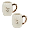 thumbnail image 2 of Contemporary Home Living Set of 2 White, Powder Blue, and Yellow Home Kitchen Essentials Llama, 2 of 2