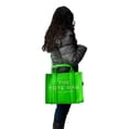thumbnail image 4 of The Tote Bag Marc Jacobs Piel Mediana Verde, 4 of 5