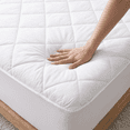 thumbnail image 5 of Continental Bedding Serenity Collection Organic Cotton Quilted Mattress Pad, 450 GSM Fill, Deep Pocket Fit, Twin, 5 of 8