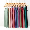 thumbnail image 5 of Combinaison Sans Couture en Soie Glacée pour Femmes Été Grande Taille Jupon Sans Manches Combinaison Intérieure Robes en Modal, 5 of 5