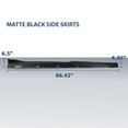 thumbnail image 4 of PIT66 Side Skirts Body Kit Rocker Panel Black Fit for Dodge Charger 2015-2023, 4 of 9