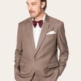 thumbnail image 5 of Men Big Bow Ties, Classic Solid Bowtie Adjustable Formal Neck Bowtie Tux Bowtie For Men Wedding Party Accessories, 5 of 7