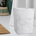 thumbnail image 2 of nu steel Compton Wastebasket in Marble Patterned Resin RES854-8H, 2 of 5