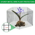 thumbnail image 3 of Uxcell 12x12 Inch Small Wire Plant Protectors 20 Sheet Square Wire Plant Cages Mesh with 20 Ground Stakes, 50 Ties, 3 of 6