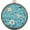 Porous Blue, variant on Round Pin Display Board, 5.3" Velvet Wall Hanging Brooch Jewelry Stand Storage Holder for Enamel Pins Badges Brooches Collection, Star & Moon, Silver Gray