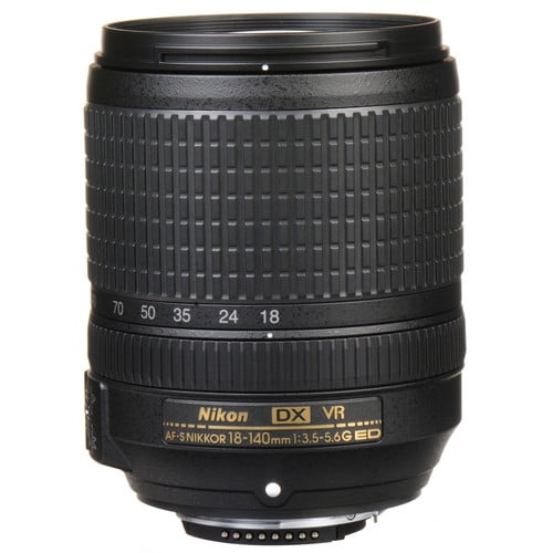 Nikon DSLR Nikkor AF-S DX 18-140mm f/3.5-5.6G ED VR Zoom Lens