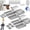 20 Pcs, variant on Drywall Repair Clips with Screws,Heavy-Duty Stainless Steel Drywall Clips,Stainless Steel Drywall Clips Repair Kit,Fits 1/2" and 5/8" Panels, for Hole Repair & DIY Home Improvement (20 Pcs)