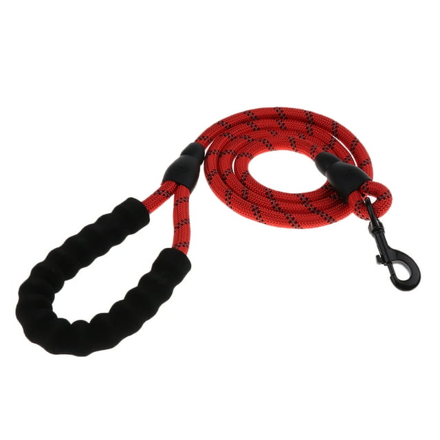 Arnés reflectante para entrenamiento de cachorros, correa para pasear perros con pretina rojo