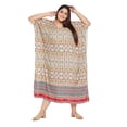 thumbnail image 2 of Women Plus Size Long Kaftans Rayon Maxi Kimono Ladies Printed Caftans Cover Up, 2 of 7